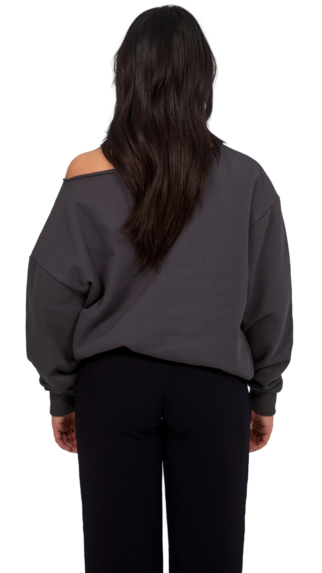 Ripped crewneck - Charcoal
