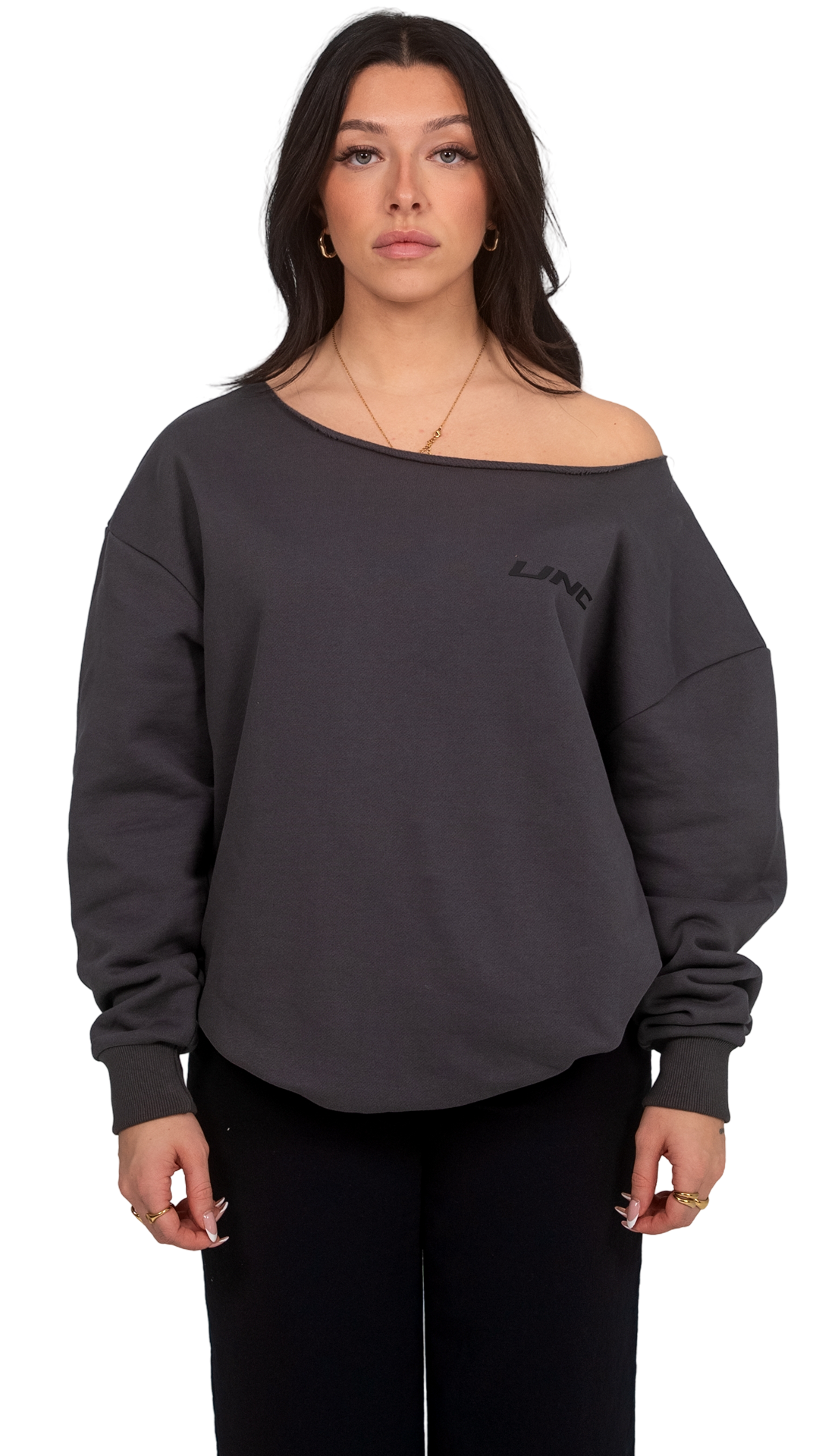 Ripped crewneck - Charcoal