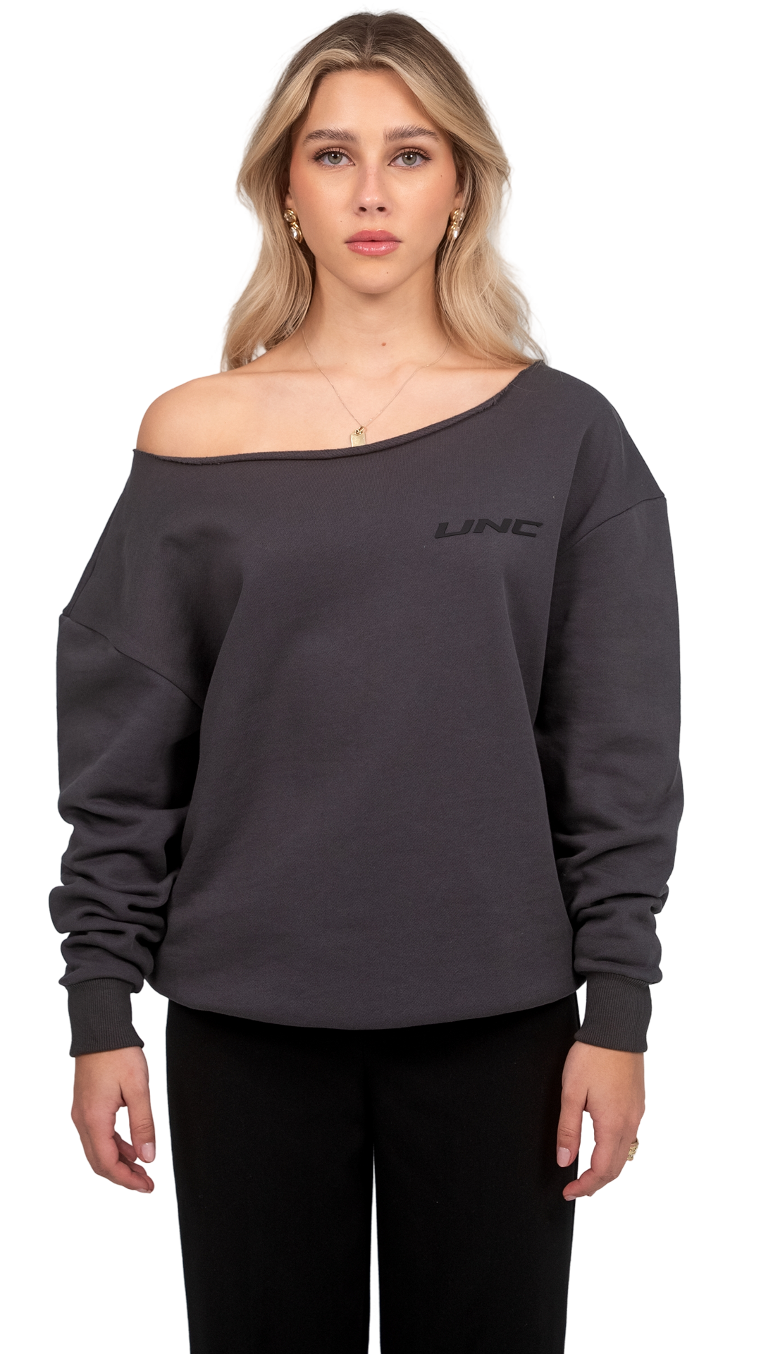 Ripped crewneck - Charcoal