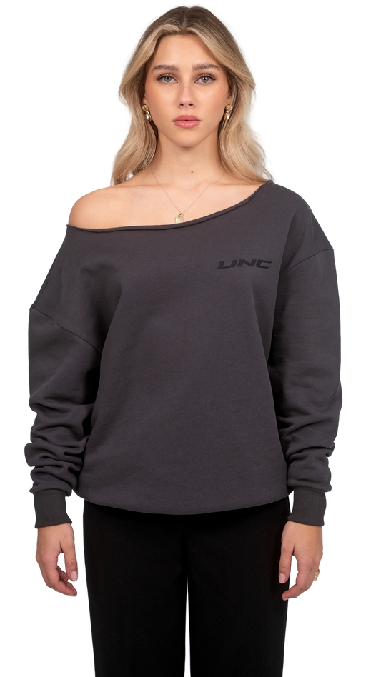 Ripped crewneck - Charcoal