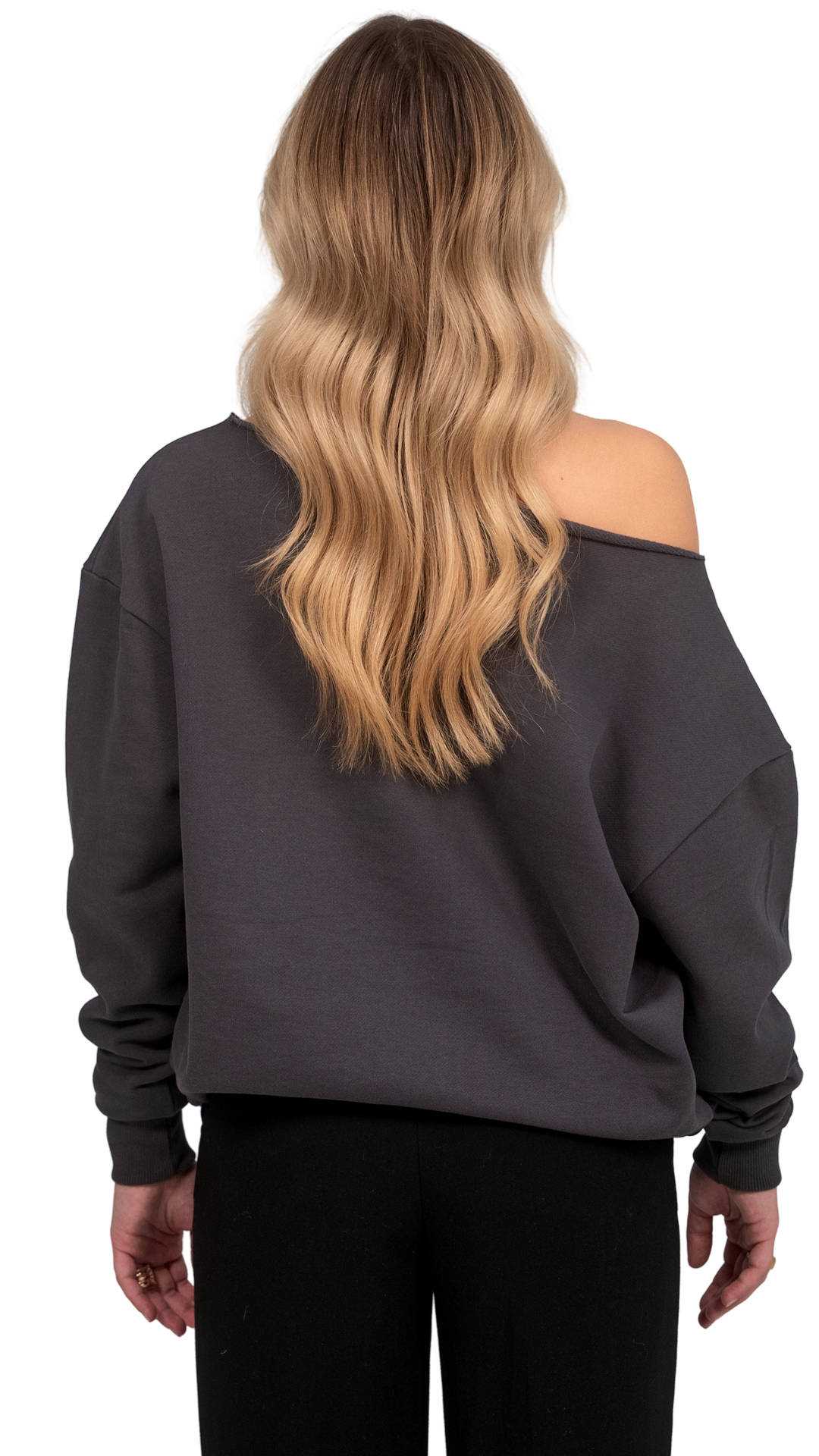 Ripped crewneck - Charcoal